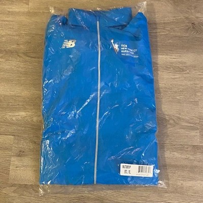 TCS New York City Marathon New Balance XL Blue Jacket Tata Consultancy Services