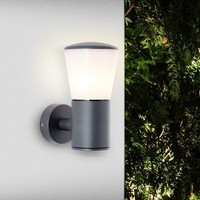 Brilliant Cliffi AußEn Wand Haus Decken Leuchte Lampe Anthrazit E27 IP44 Dimmbar