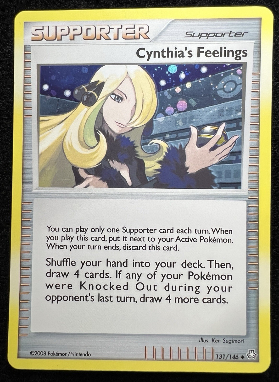 Cynthia's Feelings Cosmos Holofoil 131/146 Legends Awakened Promo - LP