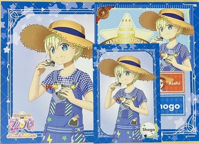PRIPARA Prism Stone Café Lunch Mat Postcard  Yumekawa Shougo AMO Café AMO Café