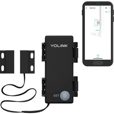 LoRa Outdoor Contact Sensor, Email/SMS/Push Alerts, 1/4 Mile Range