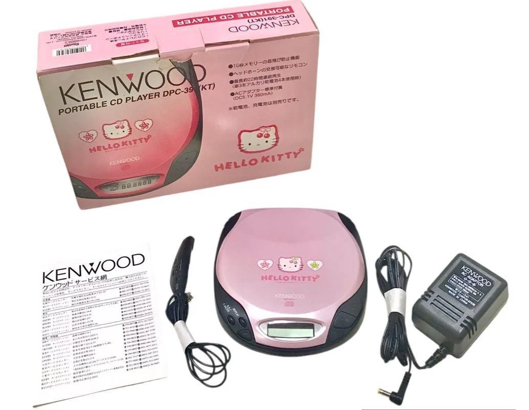 KENWOOD HELLO KITTY ポータブルCDプレーヤー KENWOOD HELLO KITTY ポータブルCDプレーヤー ジャンク - メルカリ
