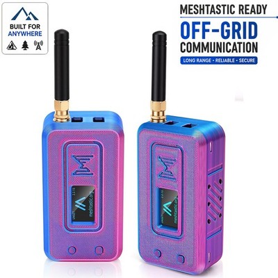 Meshtastic Emergency Communication Radio GPS LoRa V4 915MHz Off Grid Messaging