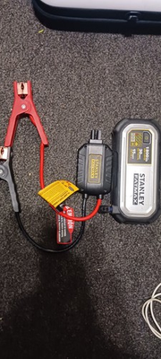 #ad Stanley FatMax 1800A Lithium Jump Starter 30W USB C amp; 15W USB A Includes Clamp $45.00