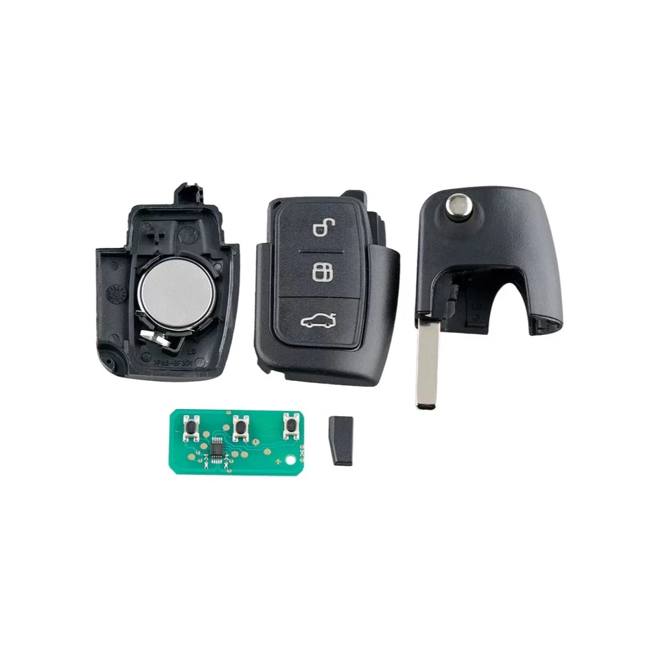 FORD 3 Button Transponder Remote Flip Key  BF FG Falcon Territory Mondeo FPV - image 2 of 3