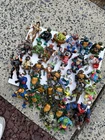 Vintage Lot of 35 Plus Teenage Mutant Ninja Turtles Figures TMNT & Mis Stuff
