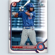 2022 Bowman - Prospects Luis Verdugo #BP-147 - Chicago Cubs