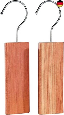 infactory Mottenholz: Große Zedernholz-Blöcke mit Metallhaken gegen Motten, 2