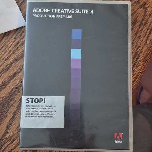 Adobe Creative Suite 4 Production Premium (Retail) (1 User/s) - Full Version PC