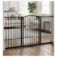 Regalo Safety Super Wide Arched Baby Gate for Hallways, Doorways 75-150cm