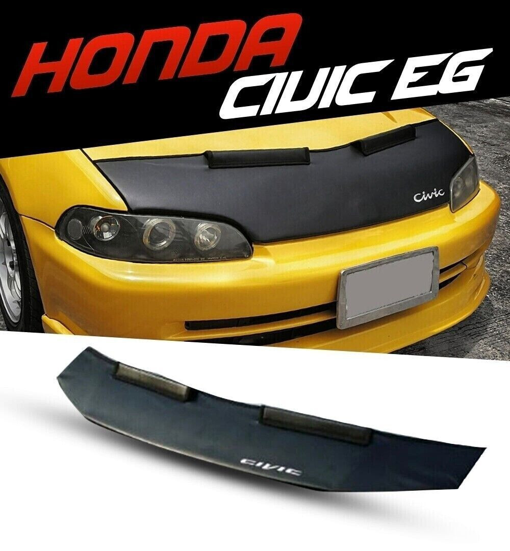 CAR BONNET HOOD BRA WIND & BUG DEFLECTORS FIT FOR HONDA CIVIC EG