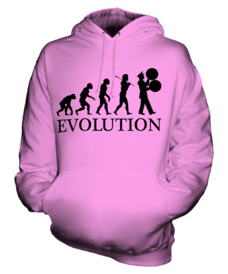 MARCHING BAND EVOLUTION OF MAN UNISEX HOODIE MENS WOMENS LADIES GIFT CLOTHING