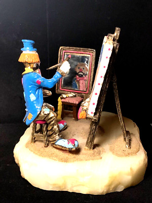 Hobo Joe Self Portrait of Clown by Ron Lee 1988 signed date