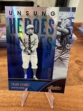 2021 Panini Absolute Baseball Unsung Heroes Blue Frank Chance /149