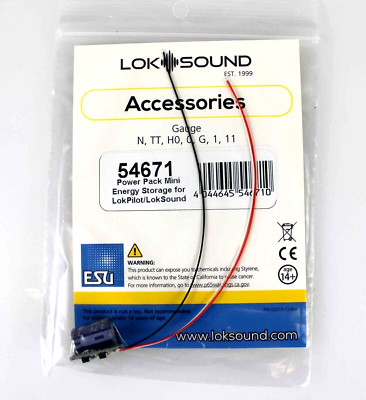 ESU 54671 Power Pack Mini Energy Storage for LokPilot / LokSound, All Scales