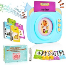 Kids Talking Flash Cards with Sight Words Autism Sensory Montessori Learning Toy