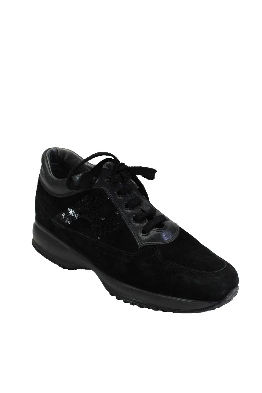 Zapatos Atléticos Hogan ante Negro para Mujeres