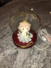 Precious Moments Angel Trumpet Night Light Figurine Enesco 1998 Retired Mint