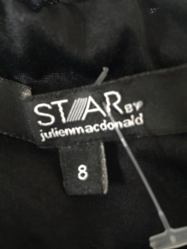 Stunning Black and silver Julien Macdonald party dress size 8, euro 36 - Picture 4 of 5