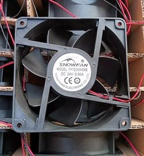 SNOWFAN YY12038H24B 12038 DC24V 0.90A 12CM 2-wire silent cooling fan