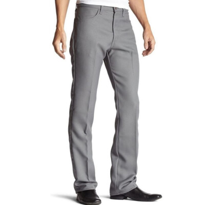 Levi's 517 Boot Cut Tex Twill Pant Polyester Jeans 42x34 SLIM Gray