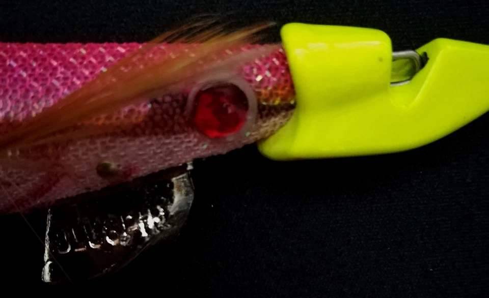 Nouveau BLUSPIN Egi Sound Rattle Squid Turlutte Seiche 3.0 15gr Coul. Noir - Photo 4/4