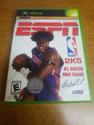 ESPN NBA 2K5 (Microsoft Xbox, 2004)(Complete)(Tested)