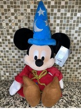 23  Sorcerer's Apprentice Mickey Mouse Disney Resorts EUC Large Plush Stuffed