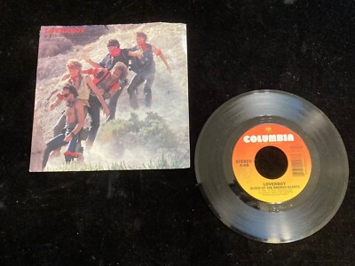 Loverboy ''Queen Of The Broken Hearts'' 45 EX Columbia