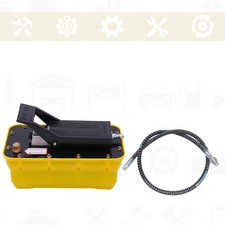 Jack Pump Air Over Hydraulic Foot Pump Rotary Lift 10000psi 0.75-0.95lmin 2.3l