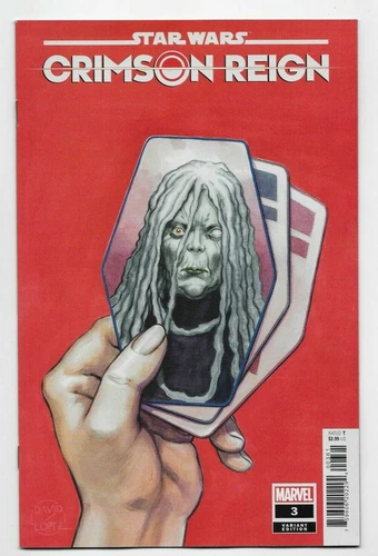Star Wars Crimson Reign #3 Marvel 2022 D. Lopez Sabacc Card Variant Cover 1:25