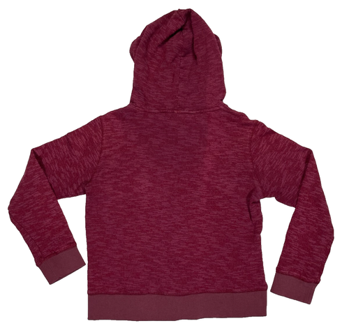 Vans XL Rojo Granate Cremallera Completa Sudadera Tejido Mármol Sudadera Monopatín Ropa de Calle - Imagen 2 de 9