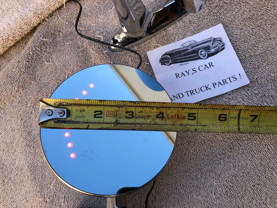 1955 1956 1957 CHEVROLET BEL AIR / 210 / NOMAD /  L.E.D DOOR MIRRORS ! - Image 3 of 4