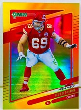 Kyle Long 2021 Donruss Football Gold Holo Press Proof TARGET Refractor Card #123