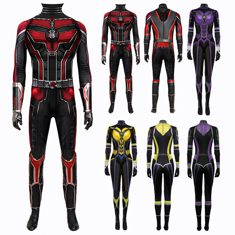 2023 Ant-Man and the Wasp Jumpsuit Scott Lang Cosplay Suit Costume  Halloween