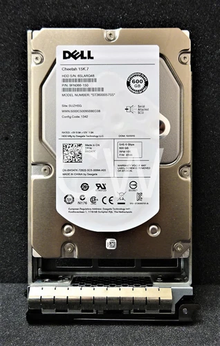 ST3600057SS W347K Dell 600GB 15K RPM 6Gb/s 3.5" SAS Hard Drive