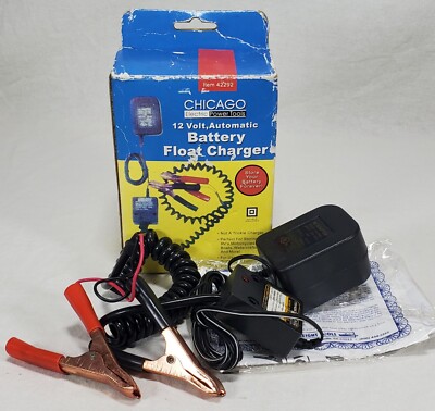 Chicago 12 Volt, Automatic Battery Float Charger No. 42292