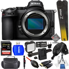 Nikon Z 5 Mirrorless Digital Camera Body 64GB + LED Kit Bundle AUTHORIZED DEALER
