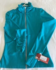 NWT Mondor 4808 Figure Skating Jacket SUN VALLEY ON ICE Blue Sz Large SHIPS FREE