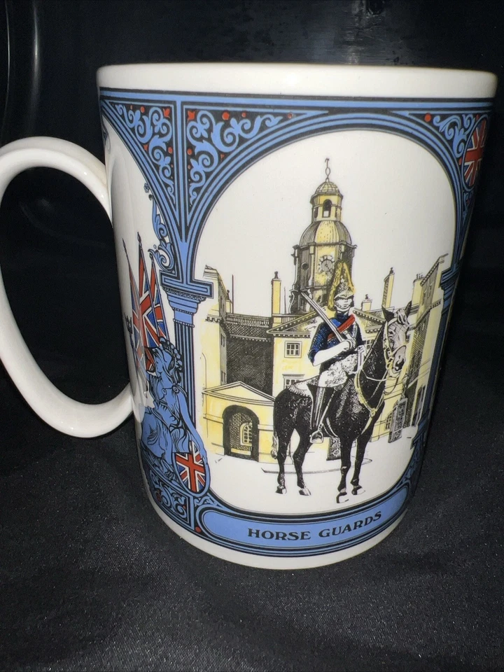 Taza de café London Scenes de Wedgwood de Etruria hecha en Inglaterra taza grande Foto 3 de 4