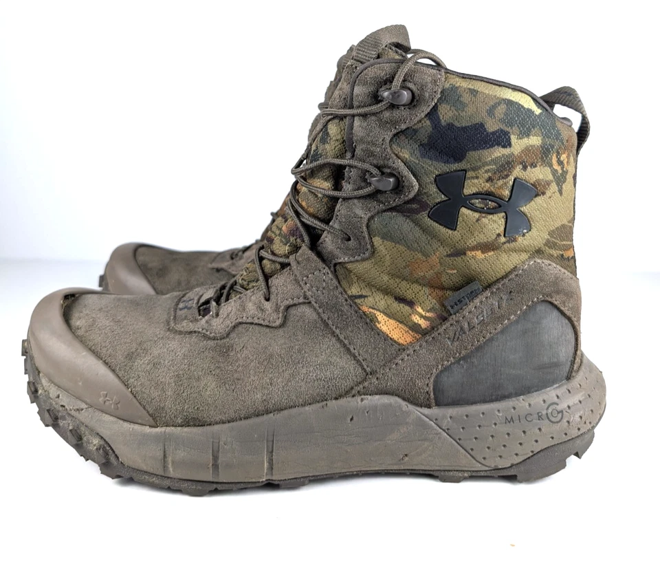 Botas táticas masculinas Under Armour UA Micro G Valsetz verde tamanho 10.5 - Imagem 3 de 4