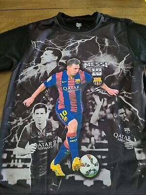 KIDS SIZES!! 5XL Messi T-shirt Lionel 10 Argentina Barcelona Soccer S