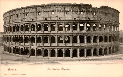 Roma, E. Richter, Anfiteatro Flavio. Postcard