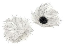 Movo WS-RD8 Furry Windscreen Fitted for 8mm Lavalier Microphones