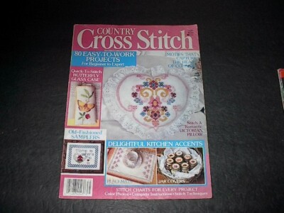 Country Cross Stitch Magazine: 1987 with 80 Easy-to-Work Projects to Create