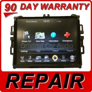 REPAIR 2013 - 2017 Chrysler Dodge Jeep Ram OEM VP4 Nav Uconnect Touch Screen | eBay