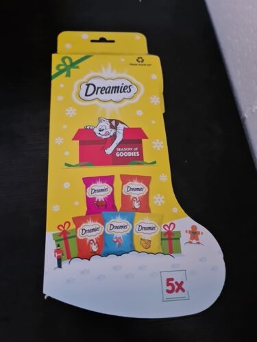 Dreamies Variety Stocking Adult Cat Treats 10x30g bags so 2 boxs - Picture 1 of 1