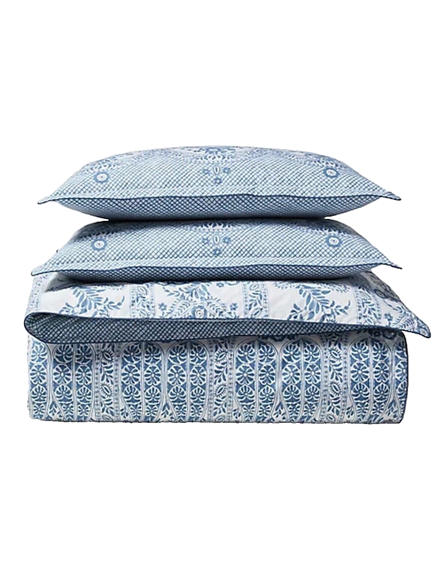Lauren Ralph Lauren Full/Queen Wakefield Paisley Blue 3PC