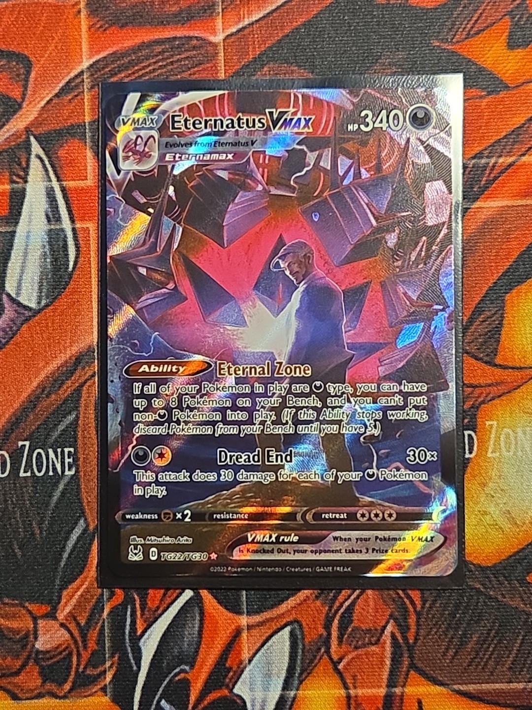 Eternatus VMAX TG22/TG30 Holo VMAX Rare Lost Origin Trainer Gallery Pokemon NM/M