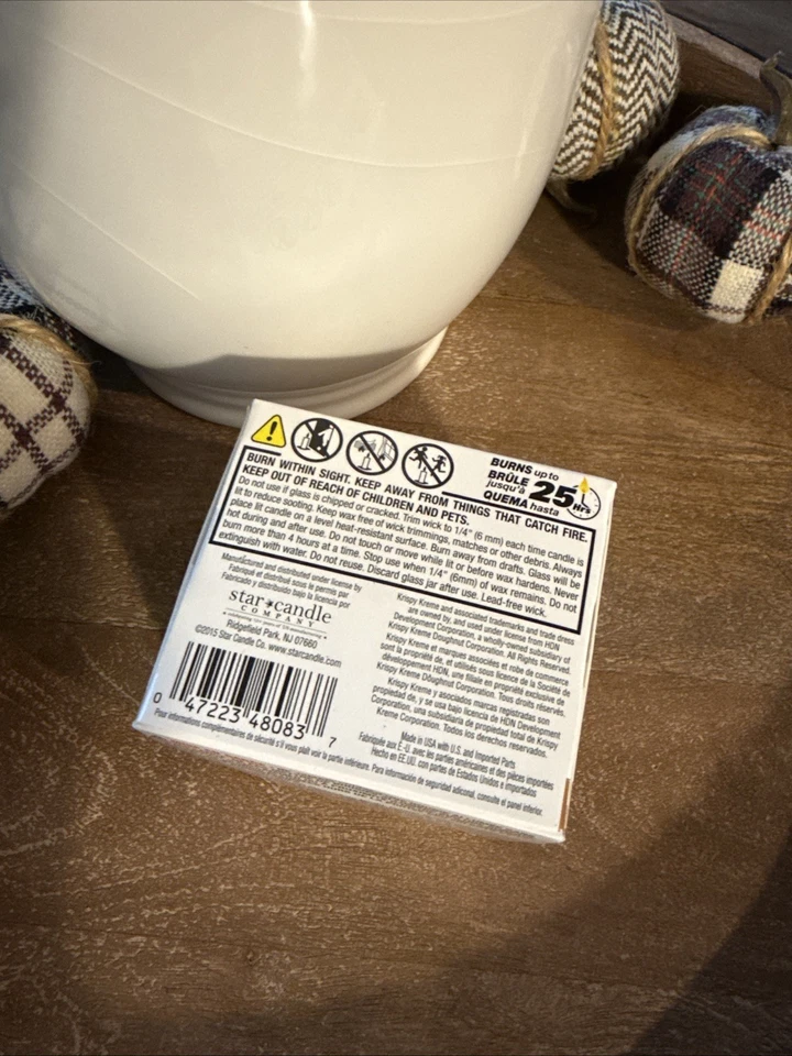 Krispy Kreme Scented Candle 2.75 oz Jar - Maple Iced Glazed - Image 3 of 4